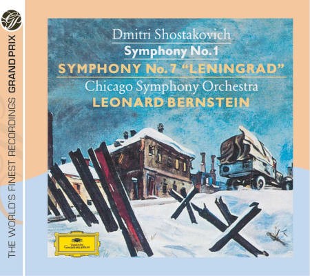 Chicago Symphony Orchestra, Leonard Bernstein - Symphony No. 1, Symphony No. 7 "Leningrad" / Symfonie č. 1 a 7 (2CD, Edice 2008)