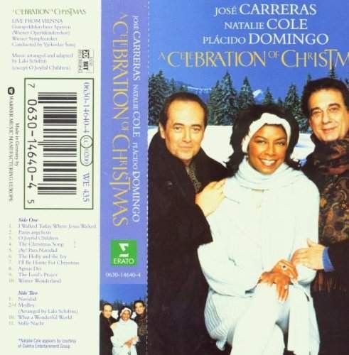 José Carreras / Natalie Cole / Plácido Domingo - A Celebration Of Christmas (Kazeta, 1996)