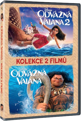 Film/Animovaný - Odvážná Vaiana kolekce 1+2 (2DVD)