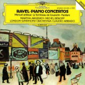 Maurice Ravel / Martha Argerich, London Symphony Orchestra, Claudio Abbado - Piano Concertos / Menuet Antique / Le Tombeau De Couperin / Fanfare (1988)