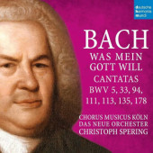 Johann Sebastian Bach / Christoph Spering - Was Mein Gott Will - Cantatas BWV 5, 33, 94, 111, 113, 135, 178 (2023) /2CD