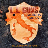 L.A. Guns - Made In Milan (CD+DVD, 2018) CD OBAL