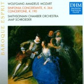 Wolfgang Amadeus Mozart / Jaap Schroeder - Sinfonia Concertante, K. 364 / Concertone, K. 190 (Edice 1997) 