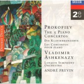 Sergej Prokofjev / Vladimir Ashkenazy, London Symphony Orchestra, André Previn - 5 Piano Concertos (Edice 1997) /2CD