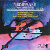 Dmitrij Šostakovič - Chamber Symphony, Op. 110 Bis / Concerto For Piano, Trumpet And Strings No. 1 (Edice 1996)