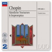 Frédéric Chopin / Claudio Arrau - Sämtliche Nocturnes & Impromptus (Edice 1997) /2CD