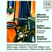Ginastera / Villa-Lobos / Copland - Harp Concerto / Harmonica Concerto / Clarinet Concerto 
