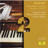Wolfgang Amadeus Mozart / Vídenští Filharmonici, Claudio Abbado - Great Piano Concertos Nos.20, 21, 25 & 27 (Edice 1997) /2CD