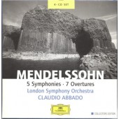 Mendelssohn Bartholdy, Felix - 5 Symphonies, 7 Overtures (2000) /4CD BOX