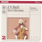 Johann Sebastian Bach / Maurice Gendron - Suity pro cello 1-6 / 6 Cello Suites (Edice 1994) /2CD