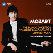 Wolfgang Amadeus Mozart / Christian Zacharias - Piano Concertos / Complete Piano Sonatas / Chamber Music (2024) /15CD BOX