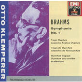 Johannes Brahms - Symphony No. 1 In C Minor, Op. 68 / Otto Klemperer TRAGIC OVERTURE, OP.81