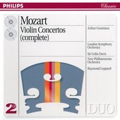 Wolfgang Amadeus Mozart / Sir Davis Colin - Mozart Violin Concertos 1-5 Arthur Grumiaux 