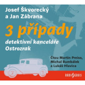Josef Škvorecký a Jan Zábrana - 3 případy detektivní kanceláře Ostrozrak (2023) /3CD-MP3
