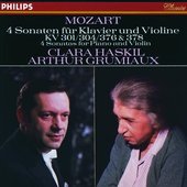Wolfgang Amadeus Mozart / Clara Haskil - Mozart Sonatas for Piano & Violin, Clara Haskil 