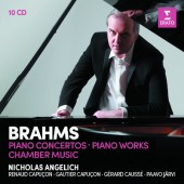 Johannes Brahms / Nicholas Angelich - Klavírní Dílo, Klavírní Koncerty (10CD, 2017) 
