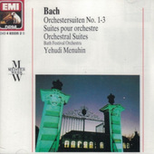 Johann Sebastian Bach / Yehudi Menuhin - Suity Pro Orchestr Č. 1-3 (Edice 1990) 