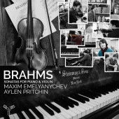 Brahms /  Maxim Emelyanychev / Aylen Pritchin - Sonatas For Piano And Violin (2021)