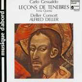 Deller Consort / Alfred Deller - Gesualdo: Leçons De Ténèbres (Feria Quinta) 