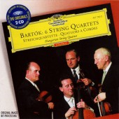 Béla Bartók / Hungarian String Quartet - 6 String Quartets = Streichquartette = Quatours A Cordes (Edice 1999) /2CD