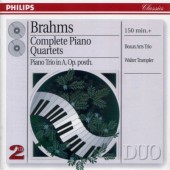 Johannes Brahms / Beaux Arts Trio, Walter Trampler - Complete Piano Quartets, Piano Trio In A, Op. Posth. (1996) /2CD