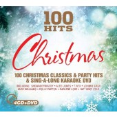 Various Artists - 100 Hits - Christmas (4CD+DVD Karaoke, 2018) 