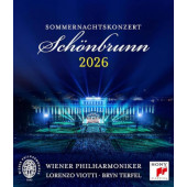 Vídenští Filharmonici / Lorenzo Viotti, Bryn Terfel - Koncert letní noci 2026: Schönbrunn (2026) /Blu-ray
