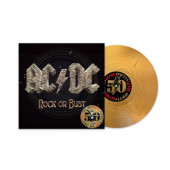 AC/DC - Rock Or Bust (50th Anniversary Edition 2024) - Limited Gold Color Vinyl