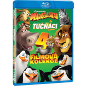 Film/Animovaný - Madagaskar 1.-3. + Tučňáci z Madagaskaru kolekce (4Blu-ray)