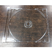Obal na CD - Tray, čirý - tvrdý plast