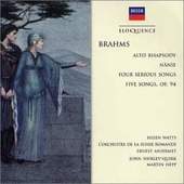 Johannes Brahms - Alto Rhapsody/ Nanie/ Four Serious Songs/ Five Songs Op. 94 