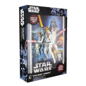 Star Wars / Obraz - Světelný obraz Star Wars 20 x 30 cm 