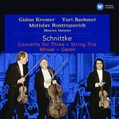 Alfred Schnittke, Alban Berg / Mstislav Rostropovich - Schnittke: Concerto For Three, String Trio, Minuet / Berg: Canon (Edice 2017) 