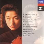 Kyung Wha Chung / Mendelssohn, Beethoven, Tchaikovsky, Sibelius - Great Violin Concertos (1996) /2CD