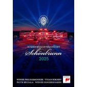 Vídenští filharmonici / Tugan Sokhiev, Piotr Beczala, Wiener Sängersknaben - Koncert letní noci 2025 (2025) /DVD