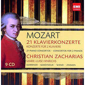 Wolfgang Amadeus Mozart - 21 Piano Concertos / Concertos For 2 Pianos (9CD, 2012)