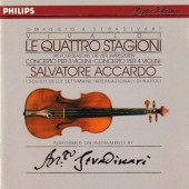 Antonio Vivaldi / Salvatore Accardo, I Solisti Delle Settimane Internazionali... - Le Quattro Stagioni = The Four Seasons = Die Vier Jahreszeiten / Concerto Per Violini / Concerto Per 4 Violini (1988)