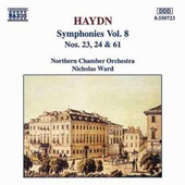 Joseph Haydn - Symphonies Vol. 8 Nos. 23,24 & 61 