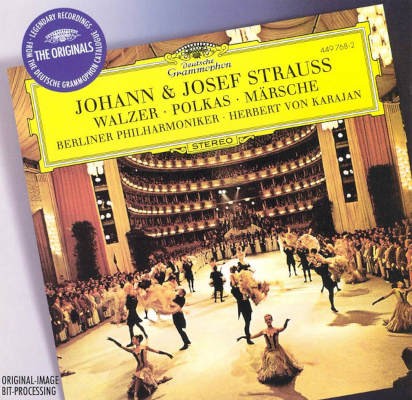 Johann Strauss, Josef Strauss / Berlínští filharmonici, Herbert Von Karajan - Walzer - Polkas - Märsche (Edice 1997)