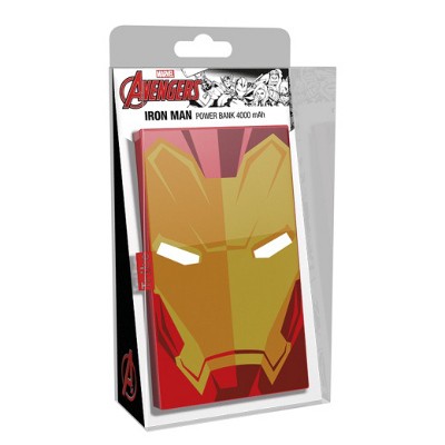 Iron Man / Powerbanka - Powerbanka Iron Man s LED logem 6000 mAh 