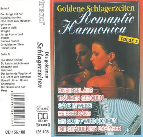 Various Artists - Goldene Schlagerzeiten - Romantic Harmonica, Folge 2 (Kazeta, 1999)