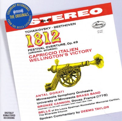 Čajkovskij, Beethoven / Minneapolis Symphony Orchestra, Antal Dorati - 1812, Capriccio Italien / Wellington's Victory (Edice 2007)