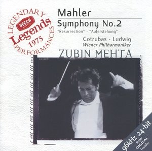 Gustav Mahler - Symfonie č. 2 c moll (Vzkříšení)/WPH-Zubin Mehta 