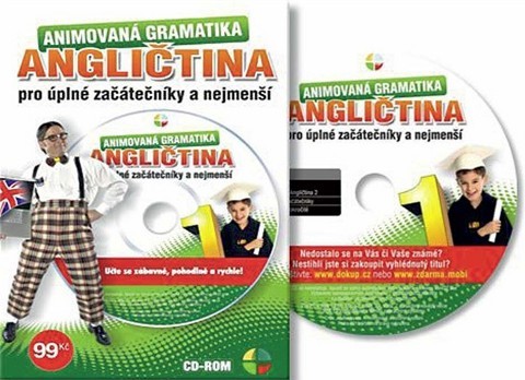 Interaktivní Učebnice - Angličtina animovaná gramatika 1 (CD-ROM) PRO UPLNE ZAC.A NEJMENSI