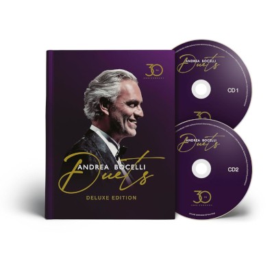 Andrea Bocelli - Duets - 30th Anniversary Edition (2024) /Deluxe Hardcover Book Edition 2CD