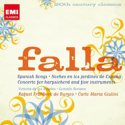 Manuel De Falla - Spanish Songs / Noches En Los Jardines De Espana / Concerto For Harpsichord And Five Instruments (2009) /2CD