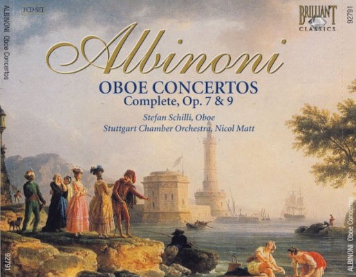 Tomaso Albinoni / Stefan Schilli, Stuttgart Chamber Orchestra, Nicol Matt - Oboe Concertos Complete, Op. 7 & 9 (Edice 2007) /3CD