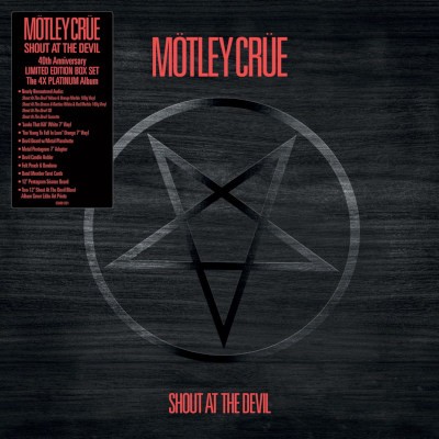 Mötley Crüe - Shout At The Devil (40th Anniversary Edition 2023) /Limited BOX 4LP+CD+MC