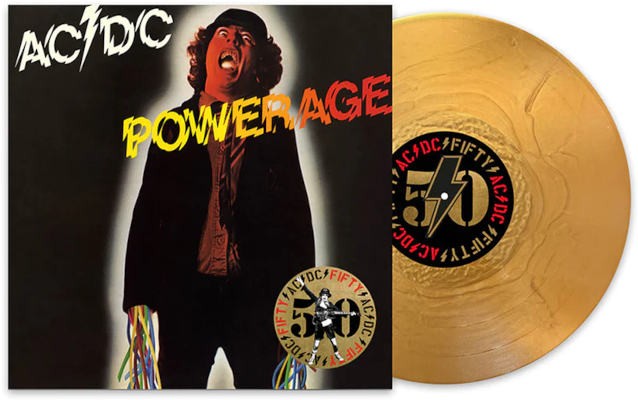 AC/DC - Powerage (Edice 2024) - Limited Gold Metallic Vinyl