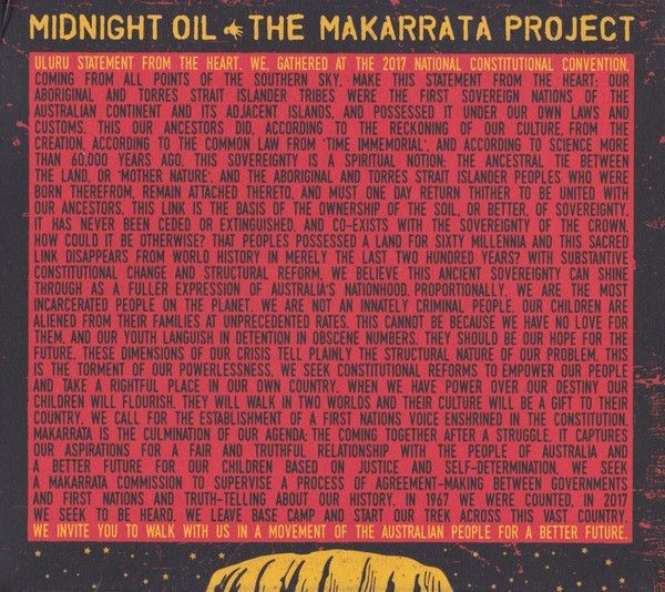 Midnight Oil - Makarrata Project /Digisleeve (2020)